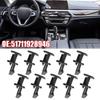 10pcs Car Front Air Intake Retainer Clips Car Windscreen Cowl Trim Fasteners Screw Car Accessories for BMW 5 7 Series E32 E34 Z1
