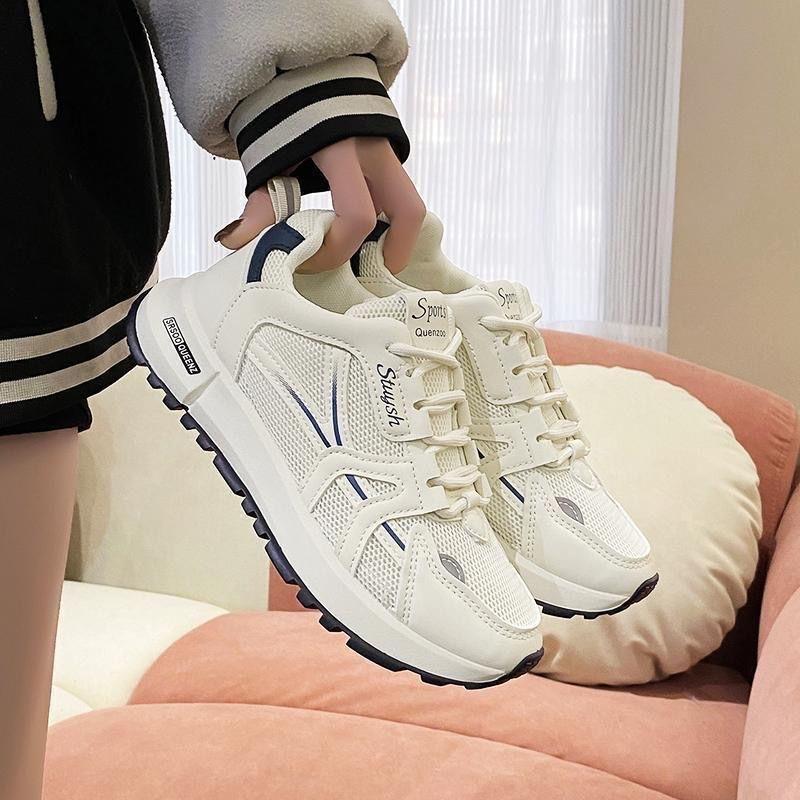 2025 Spring and Summer Junior High School Students Mesh Breathable Light Forrest Gump Shoes Comfortable Versatile Soft Sole Casual Women's Shoes
