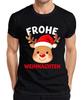 Frohe Weihnachten Rentier Rudolf Rote Nase Lustig Kinder Geschenk Herren T-Shirt
