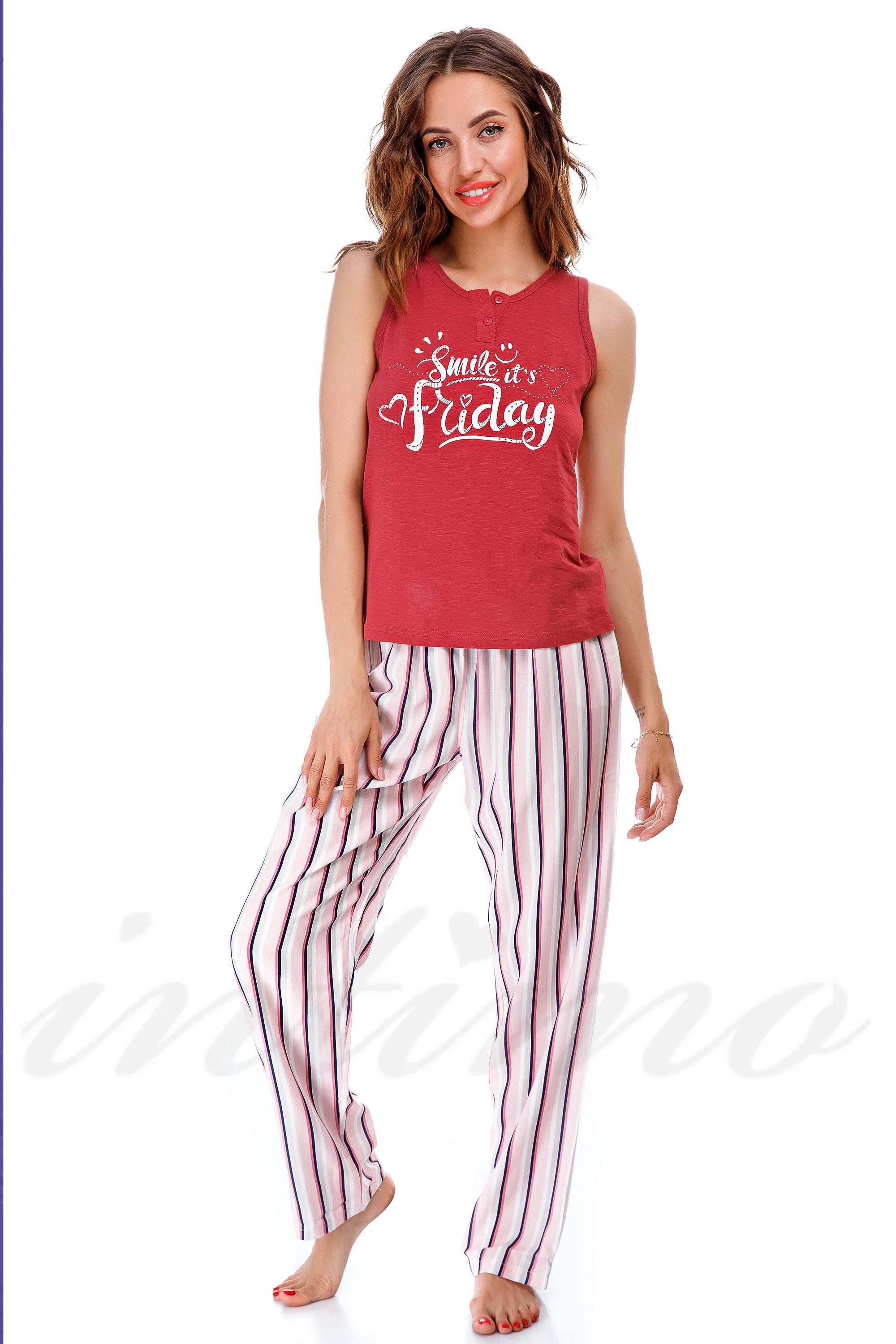 

Комплект: майка и брюки Massana (72047) 48(XL) рожевий