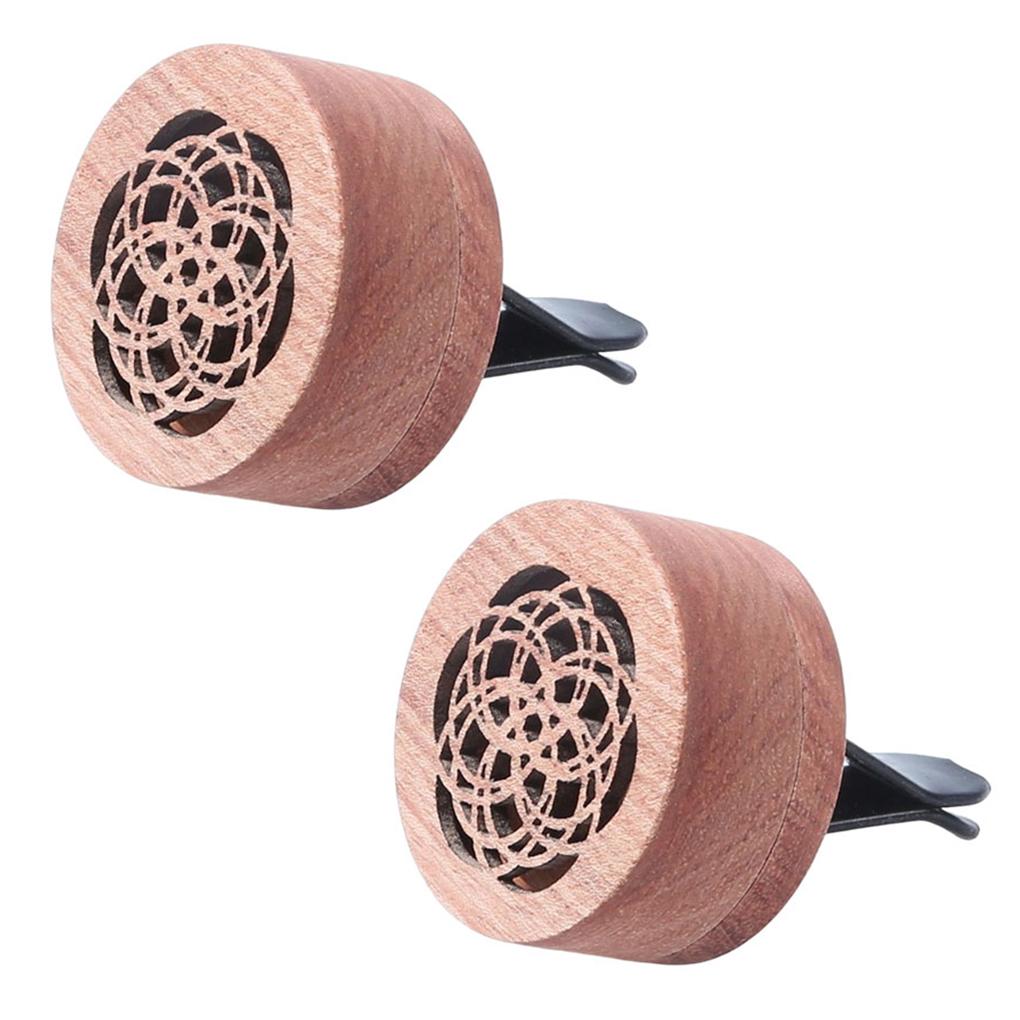 2 Pieces Car Vent Essential Oil Diffuser Air Freshener Odor Remover