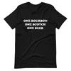 One Bourbon, One Scotch, One Beer T-shirt, Drink T-shirt, Classic Rock, Blues, Statement T-shirt, Feestcadeau, Drankcadeau, Nieuwigheid T-shirt