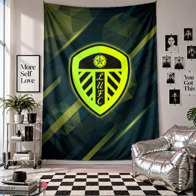 Leeds United Wandteppich Heimdekoration Wandbehang Tuch für Schlafzimmer Wohnzimmer Hintergrund