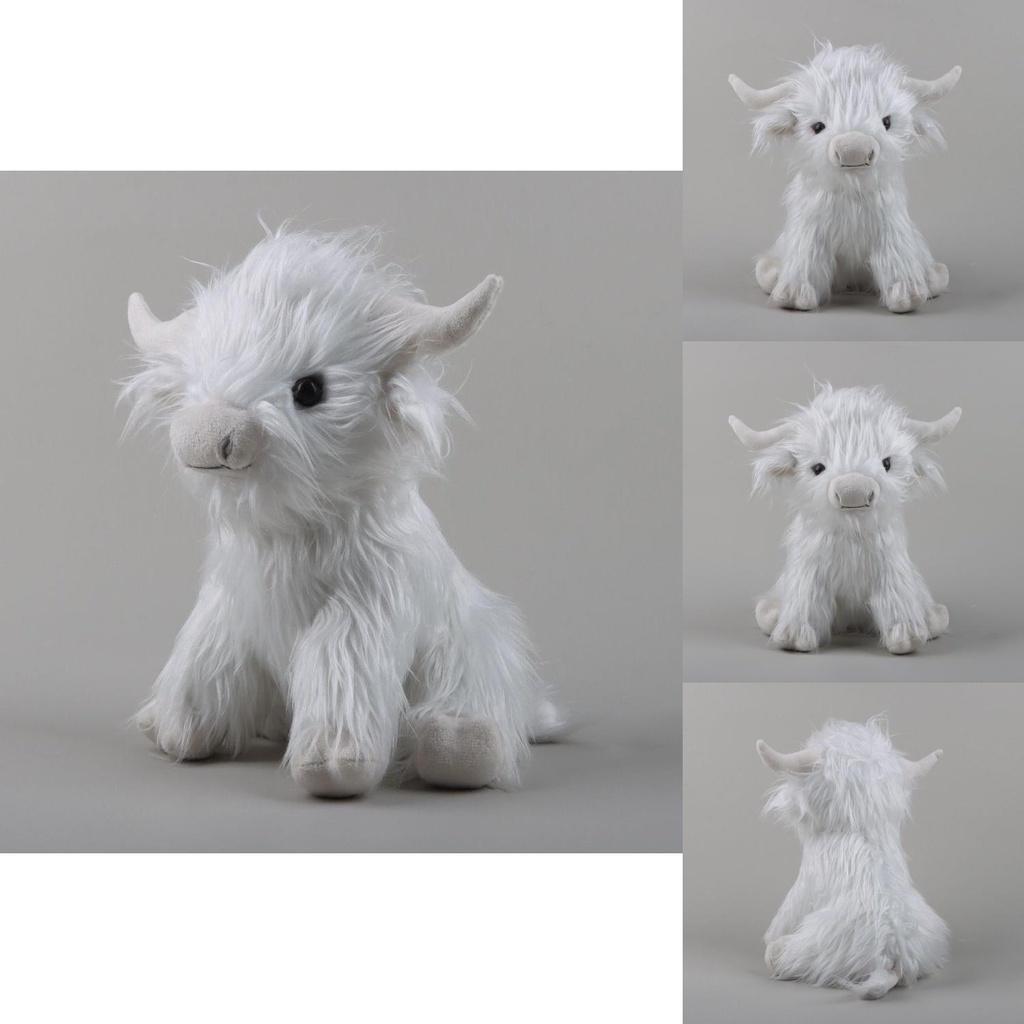Adorable 9.4in Scottish Highland Cow Plush Toy Gift For Kids