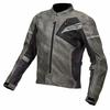 KOMINE Motorcycle Protective Full Mesh Jacket JK-140 1219 For Spring/Summer CE Standard Level 2 Mesh Material Protector 07-140 Men's Smoke/Black L