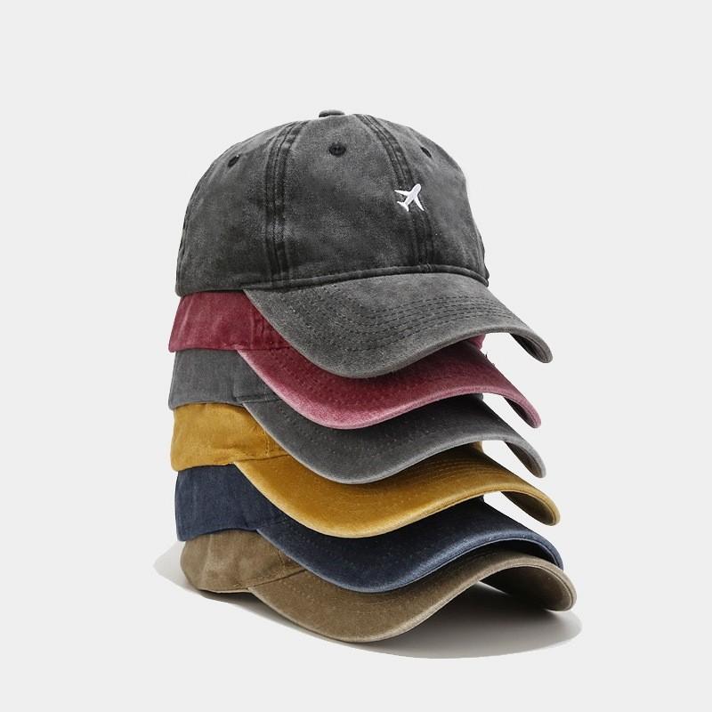 Classic Baseball Cap Men Retro Curved Brim Sunshade Adjustable For Spring Wear