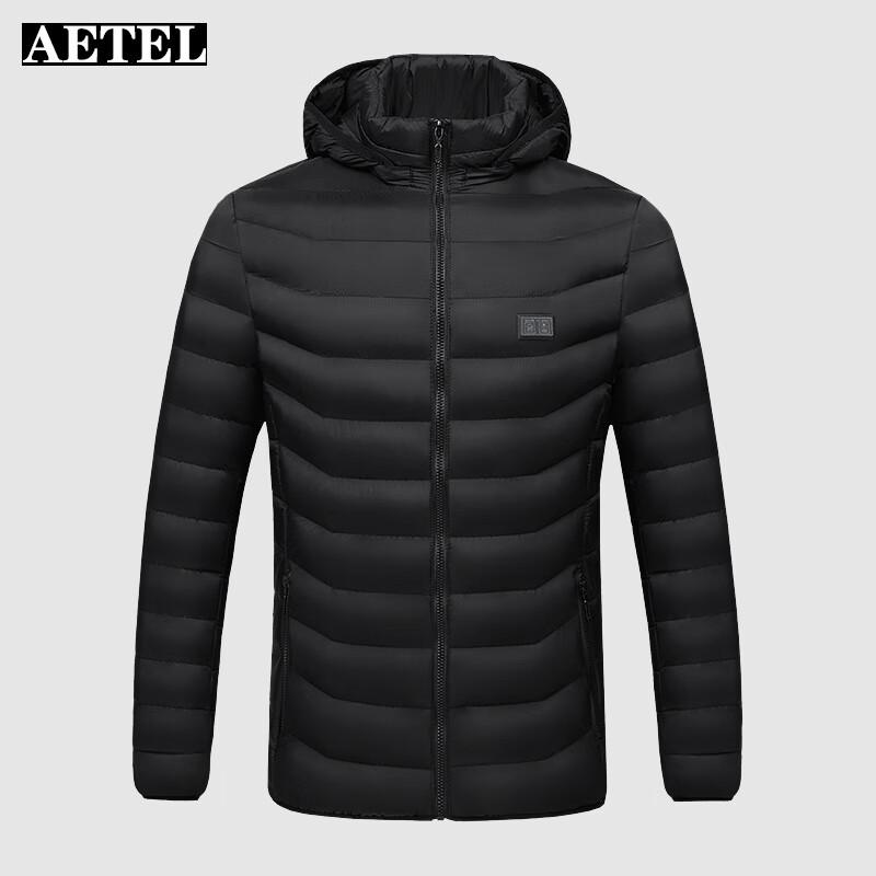 AETEL USB Heated Smart 9-Zone Hooded Cotton Jacket 3XL