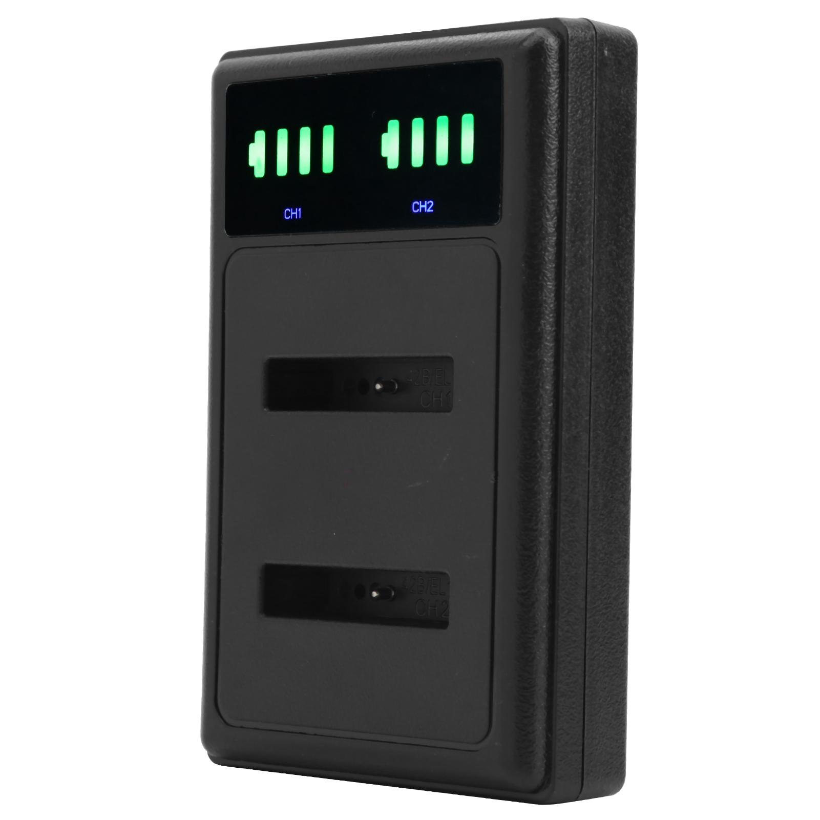 

Двойной концентратор быстрой зарядки, зарядная база Micro TypeC, ЖК-дисплей для аккумулятора камеры ENEL19