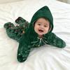 Baby Flanell Puckdecke mit Weihnachtsdruck - - Aufwach-Schlafsack für Neugeborene, Outdoor-Reiseumhang