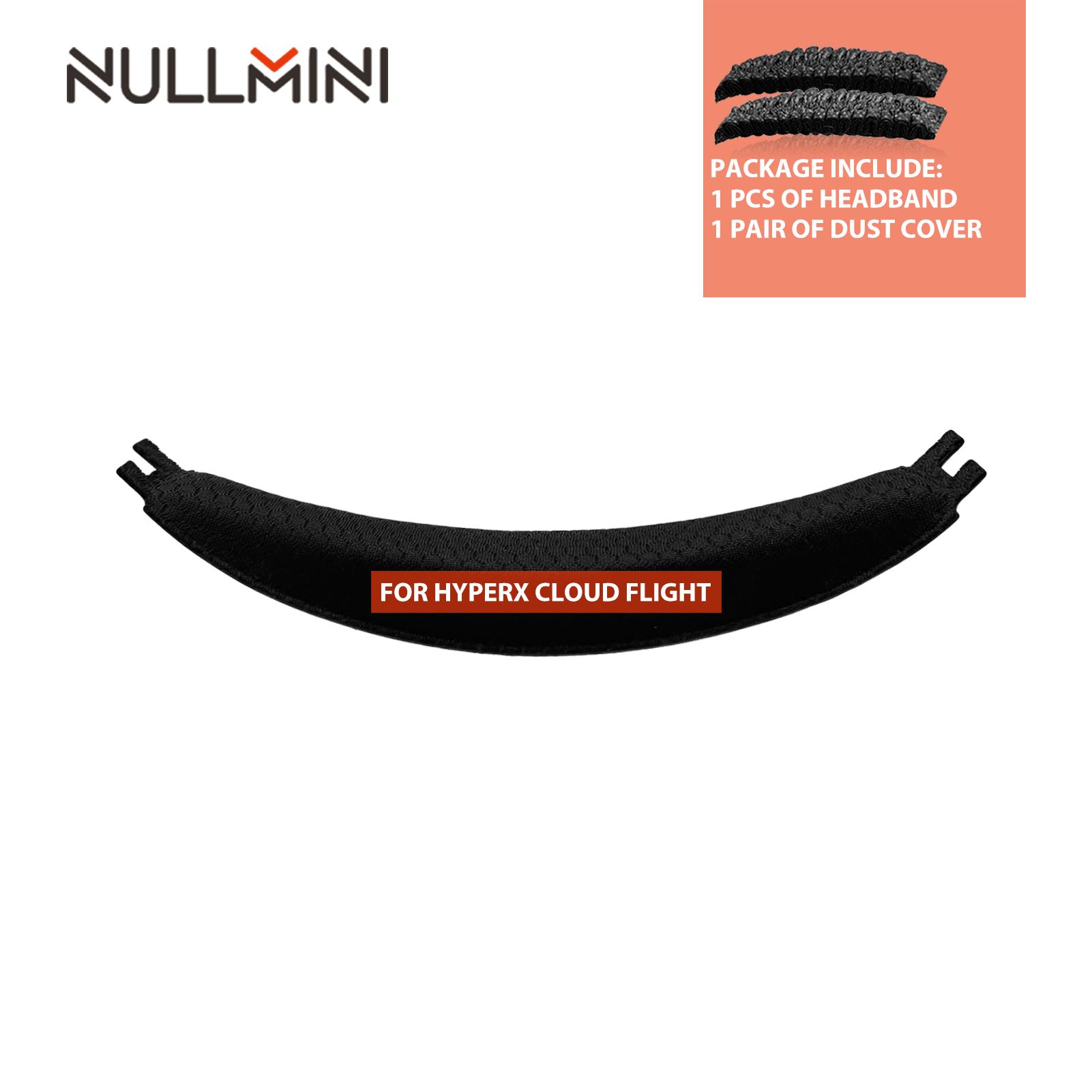 Nullmini Cooling Gel Earpads for HyperX Cloud Flight S Headphones Replacement Earmuffs Headband