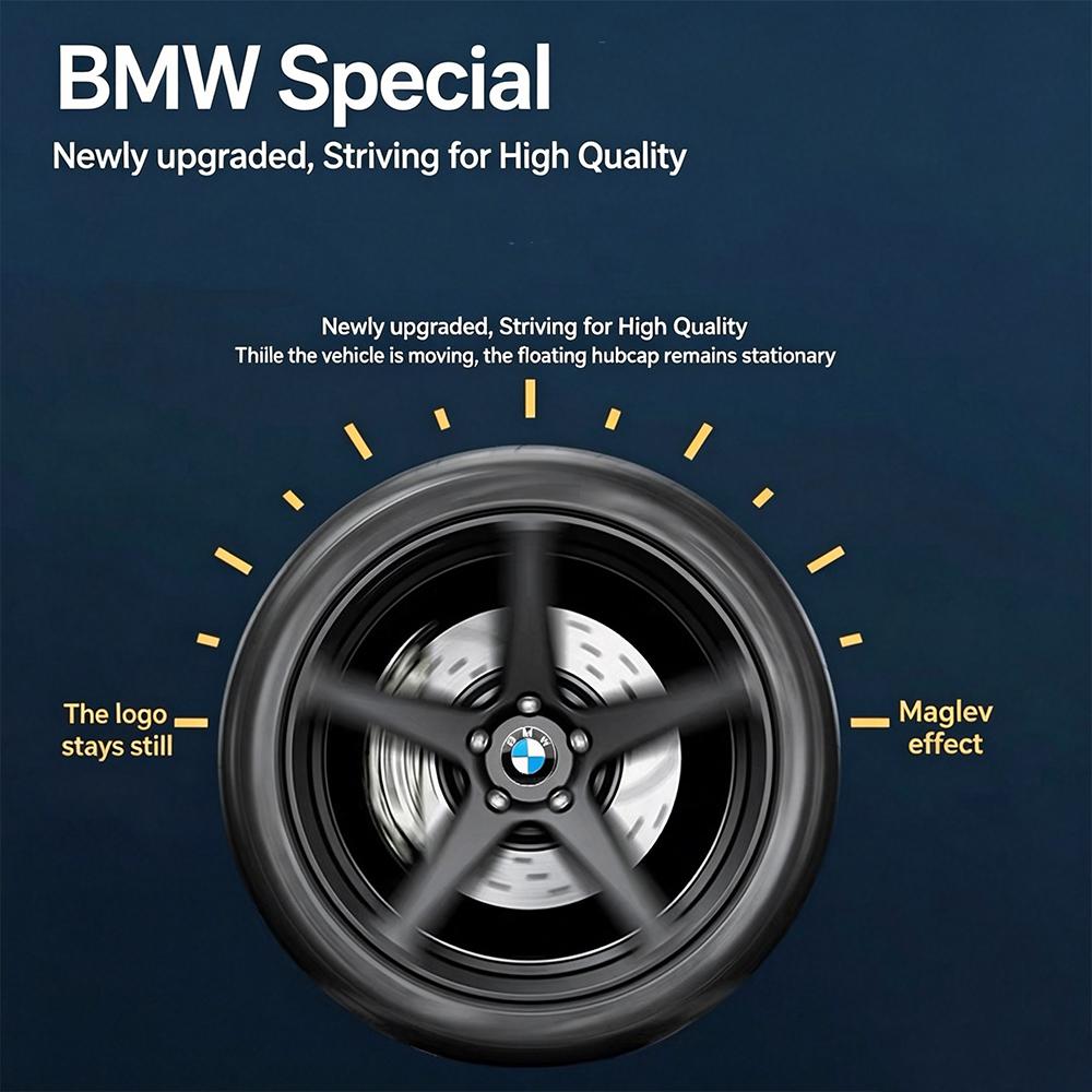 4pcs 56mm 68mm Car Floating Wheel Center Caps for BMW E36 E46 E90 E39 E60 F10 F30 X3 X5 X6 G20 G30 M3 M4 M5 M6 E70 E71 F15 F16 nlxk36