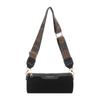 Urban Minimalist Leather Crossbody Bag With Suede Material For Daily Use