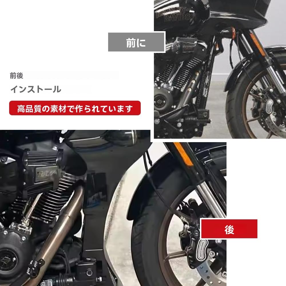 FOR Softail Low Rider ST FXLRST 2022-2024 Motorcycle Gloss Black Chin Spoiler Fairing