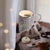 Crystal Glass Coffee Cup with Handle Wine Glasses Double Layer Heat Insulation Cup Drinking Cups Drinkware Easy To Clean