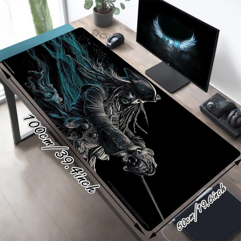 Predator Artwork Xl Gaming Mouse Pad Nonslip Rubber Base Stitched Edge Waterproof Desk Mat For Pc Laptop Gamer Office Computer Accessories C9291