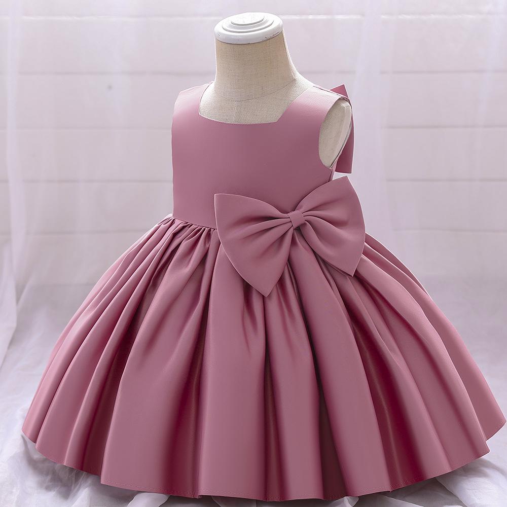 Children's Princess Bow Party Dress - Baby & Toddler Birthday Costume