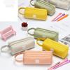 Penbag Colorful Large Capacity Pencil Cases Korea Fabric Pen Box Pouch Case School Office Stationary Supplies Women Cosmetic Bags