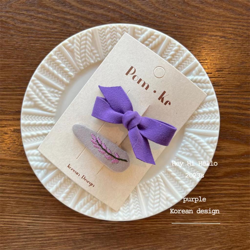 Winter Purple Elegant Hairpins Women Girls Kids Hair Clips Pin Barrettes Accessories Hairgrips Headdress Headwear Ornaments