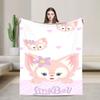 Duffy Bear & Friends ShellieMay Blanket Cartoon StellaLou Gelatoni Flannel Funny Warm Throw Blanket for Home  Winter