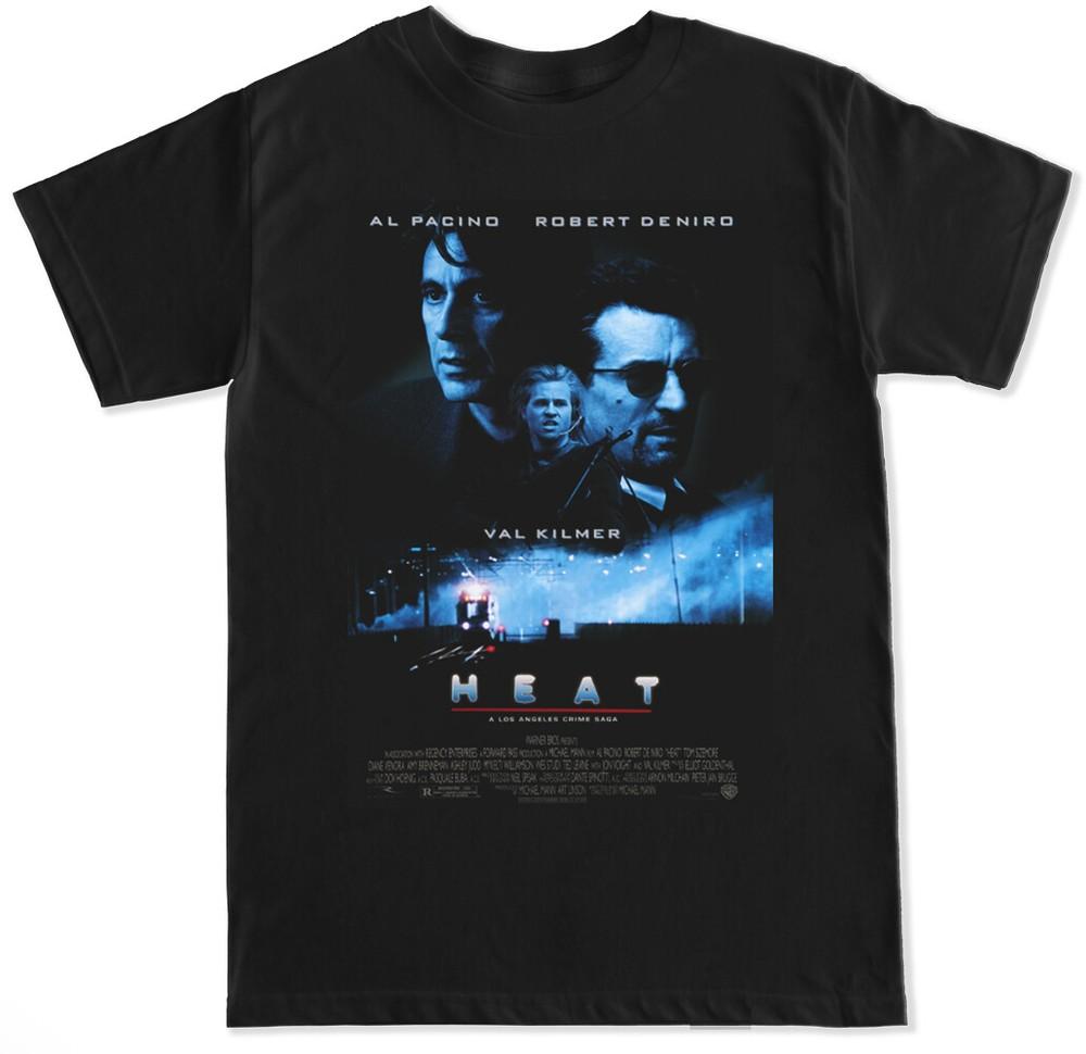 

HEAT COVER CLASSIC MOVIE FILM DE NIRO PACINO MOB LA HOLLYWOOD MEME MENS T SHIRT Unisex T-Shirt XXL