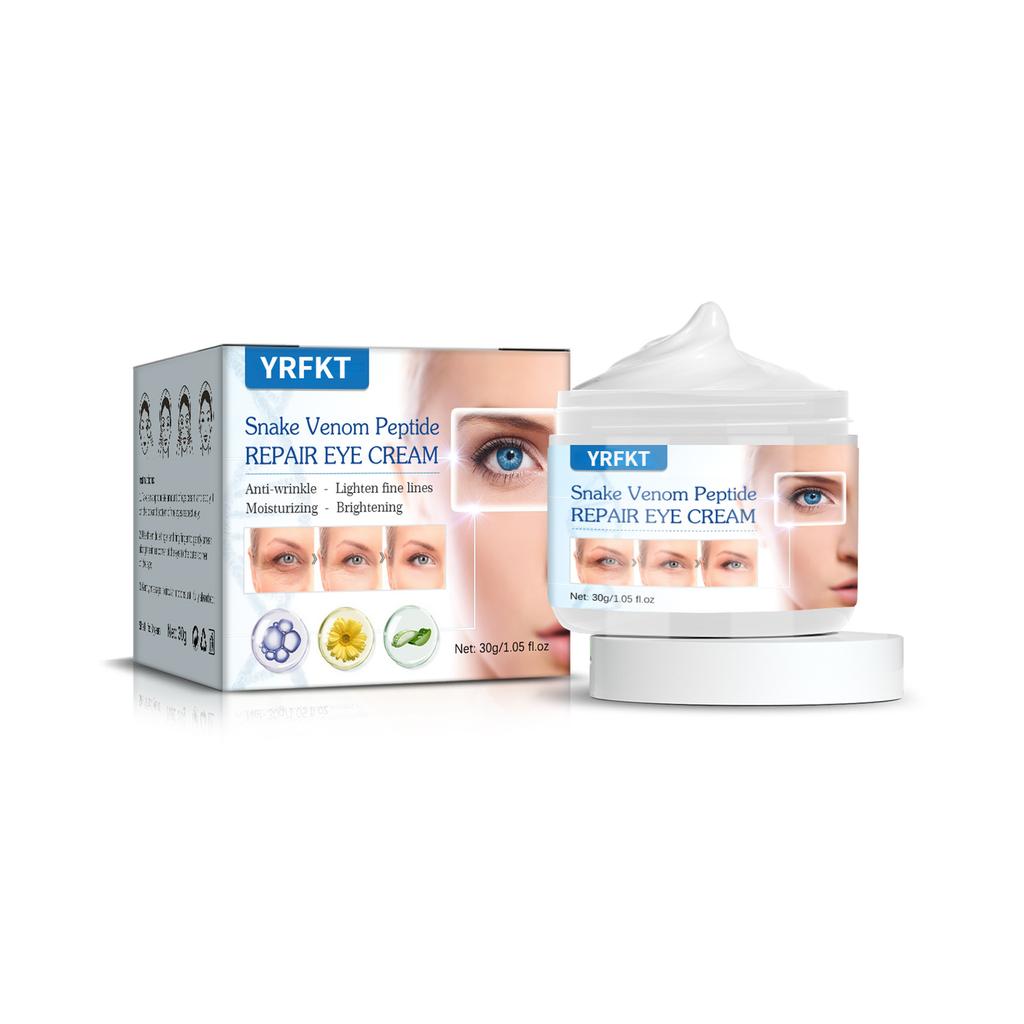 Schlangengift, feuchtigkeitsspendend, straffende Augenfalten, die lange wach bleiben, reparierende Augencreme, die Augenringe strafft