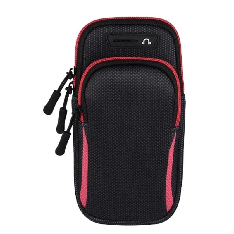 New Sports Bag For Mobile Phone Armband For Jogging Cell Phone Accessories Woman Mp3 Mp4 Bags PU Hand Bag For Running Waterproof