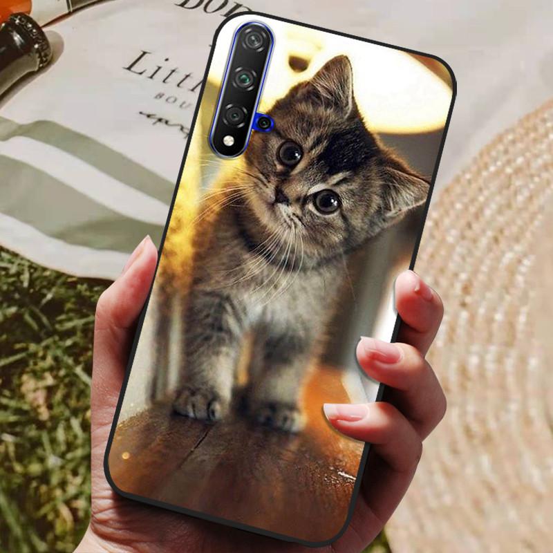 Für Huawei Nova 5T Hülle Wolf Cartoon Silikon Weiche TPU Rückseite Für Huawei Nova 5T Handyhüllen Nova5T YAL-L21 Fundas Coque