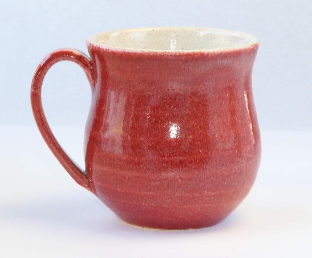 Tomori Saiun Mug "Shigaraki Ware" (red) W304-06