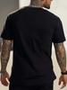 European Size Men'S Summer Bird Print Stylish Short-Sleeve T-Shirt, Casual And Versatile Elastic Round-Neck Top for Men.