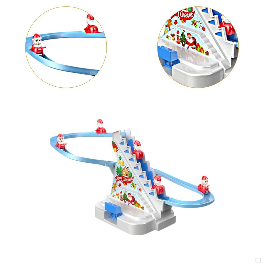 Weihnachtsmann Kletterbahn Leiter Früherziehung Indoor Lustiges Spielset Interaktives Spielzeug für Kinder