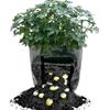2er-Pack Pflanzsack Pflanzsack Kartoffelzuchtsack Garten-Zuchtsack Kartoffel-Gemüse-Zuchttopfbeutel mit Griffen