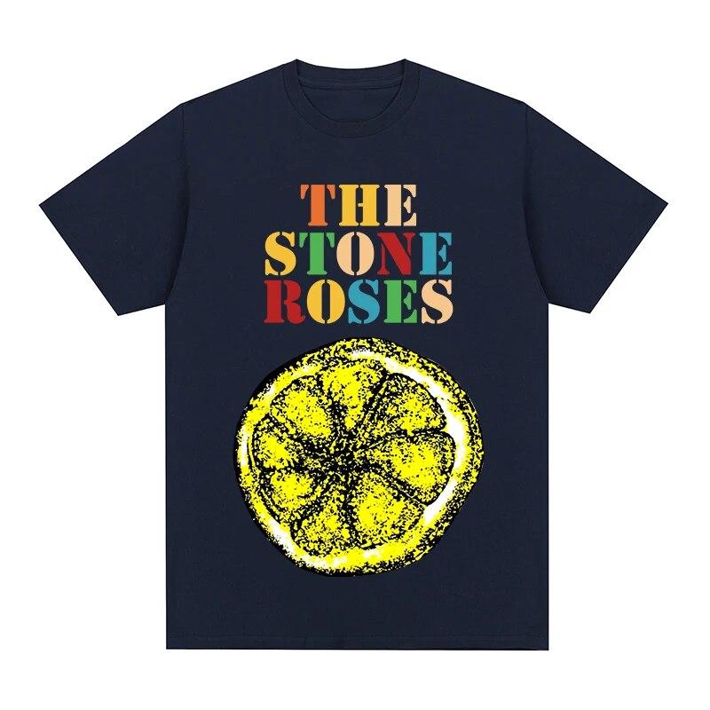 The Stone Roses Lemon T-shirt Cotton Unisex T shirt New TEE TSHIRT Womens Tops