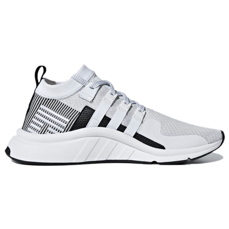 Adidas Oryginalne EQT Support Mid ADV Primeknit Wygodne Codzienne Oddychające Owijane Średniej Wysokości Buty Lifestyleowe Casualowe Męskie Trampki Cloud-White BD7779