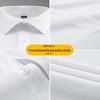 Shangqi Men's Long-Sleeved White Business Shirt