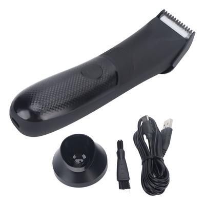 Men Body Hair Clipper Incisive Blade Waterproof USB Rechargeable Electric Hair Shaver for Groin
