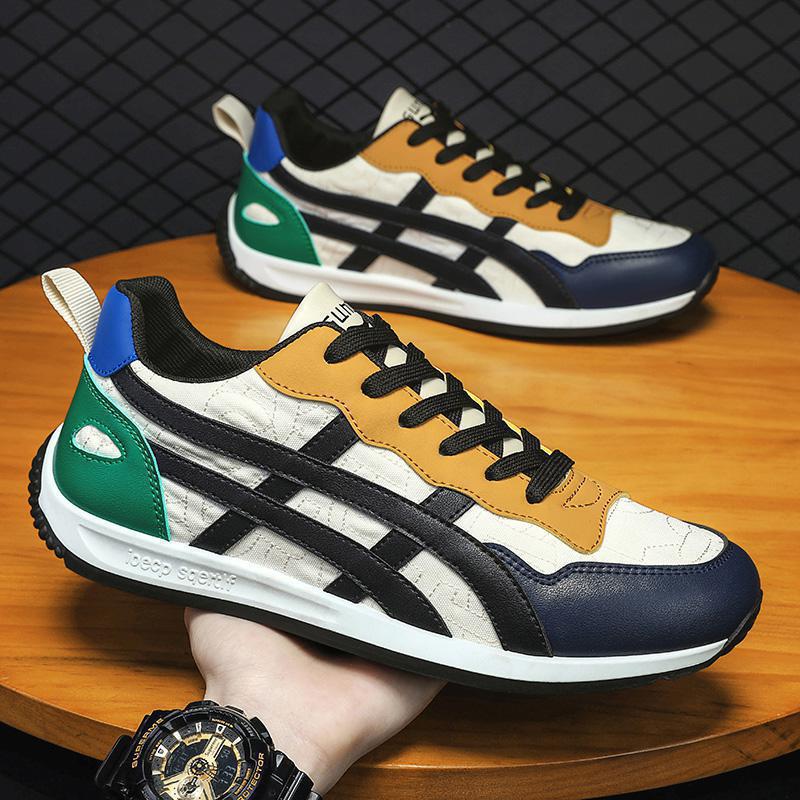 

Мужская обувь, модные кроссовки Forrest Gump 2024, новые дышащие кроссовки на плоской подошве в корейском стиле, удобные кроссовки на шнуровке с мягкой подошвой 44 зелёный