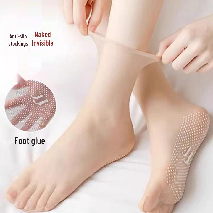 Steel-Strength, Anti-Snagging Women's Velvet Ankle Socks - Super Elastic, Soft, and Durable for Spring & Autumn