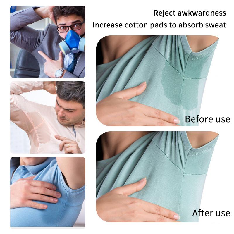 Chaleco Absorbe Sudoración Axilas Malla Secado Rápido Forma Camiseta Transpirable Absorción de Sudoración Manchas Anti-Sudor Seda de Leche