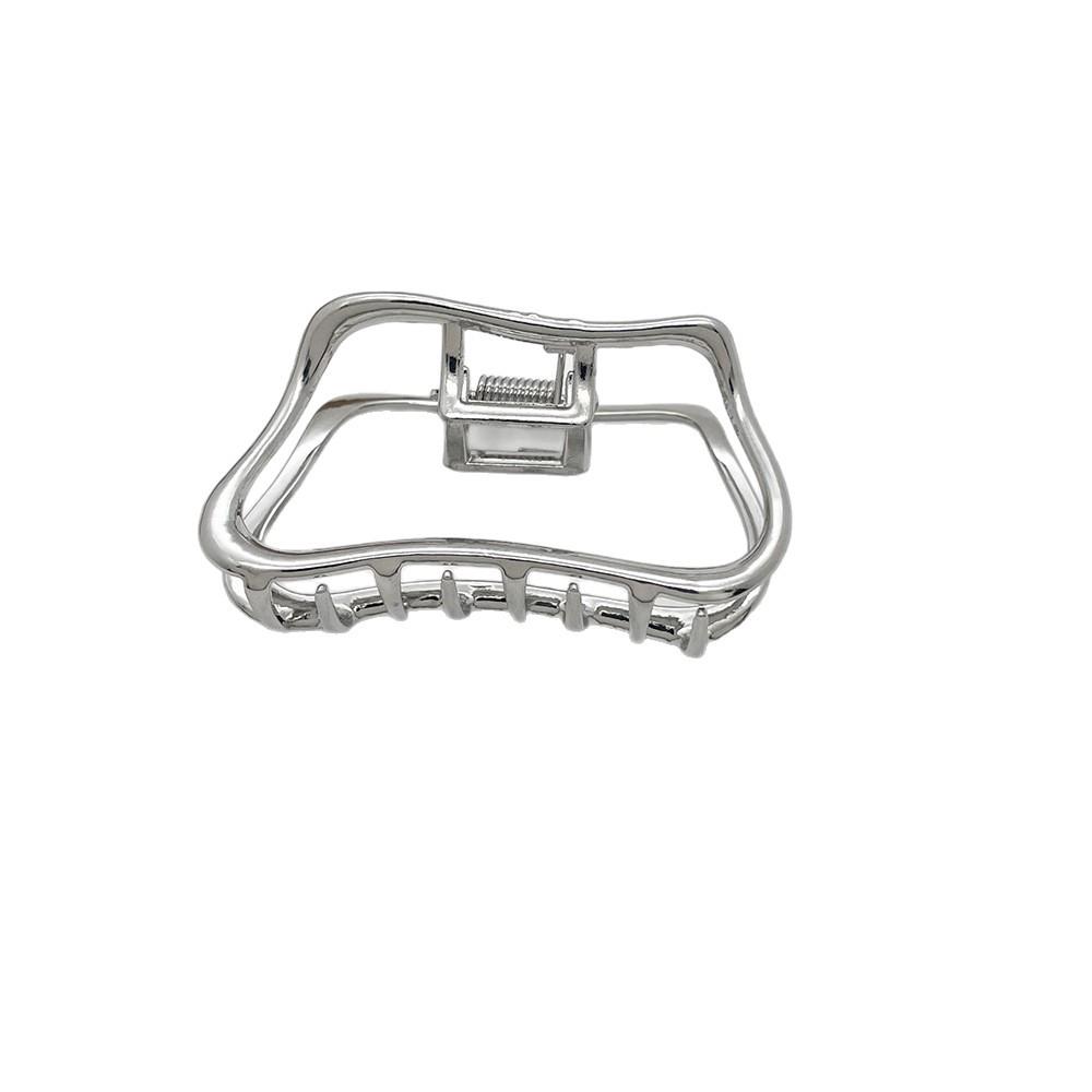 2026 Cloud Hair Clip: Retro Metal Claw Double Clip, Simple Hollow Design, Fashionable Shark Bun Holder.