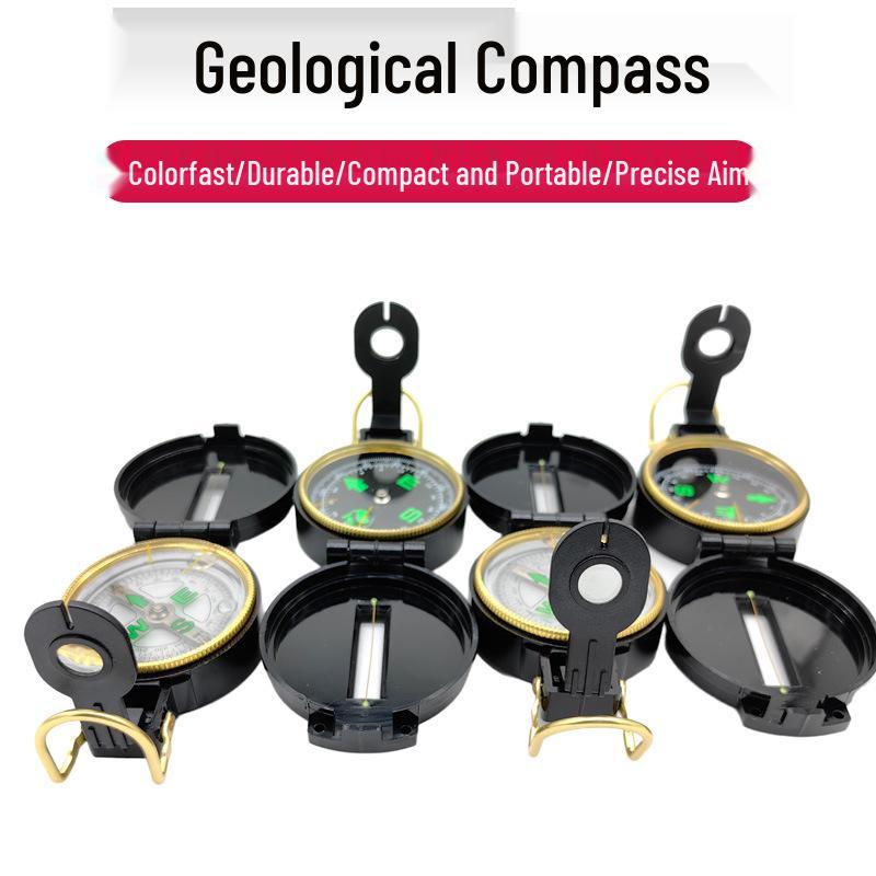 In-Stock American-Style Multi-Functional Waterproof Flip-Top Compass for Wilderness Survival and Camping