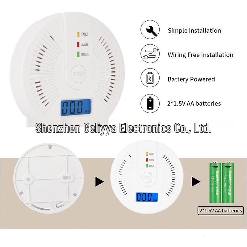 New Customizable Household Commercial Carbon Monoxide Alarm with CE Certification