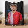 Player Jersey Blankets Flannel Printed Breathable Warm Throw Blanket for Home Office Bedspreads 0708a68