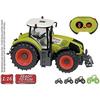 Tracteur jouet radiocommandé claas axion 870 1:16 - happy people - vert - pour enfant de 6 ans et plus