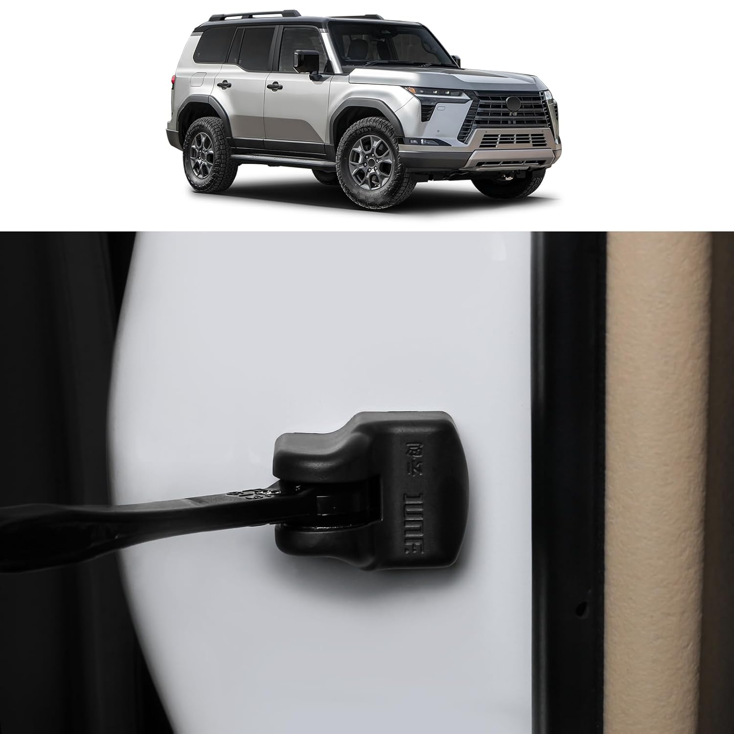 4Pcs Car Door Switch Protector Suitable for 2024 2025 2026 Lexus Gx550 & Gx550h ABS Stopper Modification Lexus gx 550 Accessories