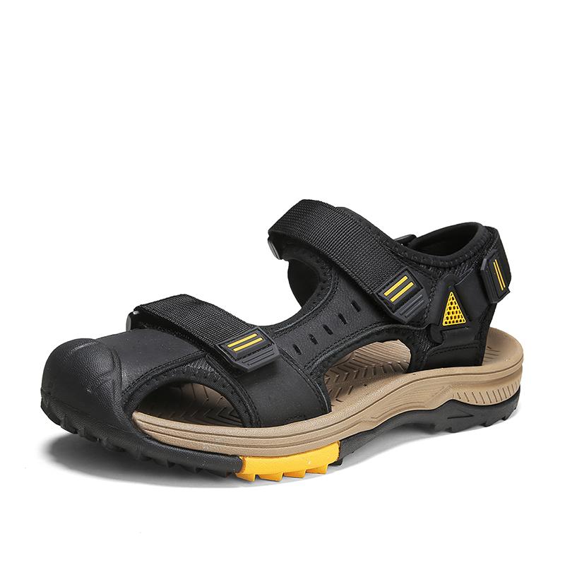 Newest Genuine Leather Men Sandals Casual Men'S Shoes Summer Men Beach Sandalias Man Fashion Outdoor Luxury Sneakers Male Slippers