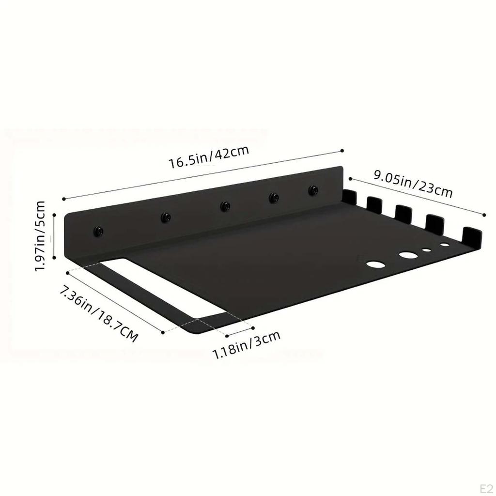 Kettensägenhalter, Gartenwerkzeug-Organizer, Garagen-Organisationsregal, Kettensägenaufhänger, für Schuppen, Bauernhöfe