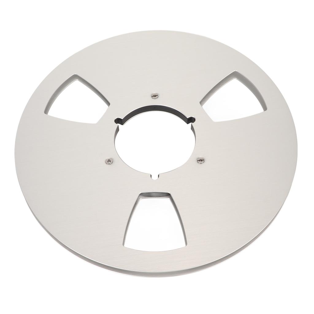1 4 10 Inch Empty Tape Reel 3 Holes Open Reel Sound Tape Empty Reel Aluminum Reel Tape Reel for Nab Reel