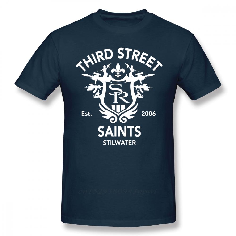 Saints Row T Shirt Saints Row 3 Tribute Emblem TShirt Fashion Tee Shirt Mens Awesome Short Sleeves 100 Cotton Tshirt
