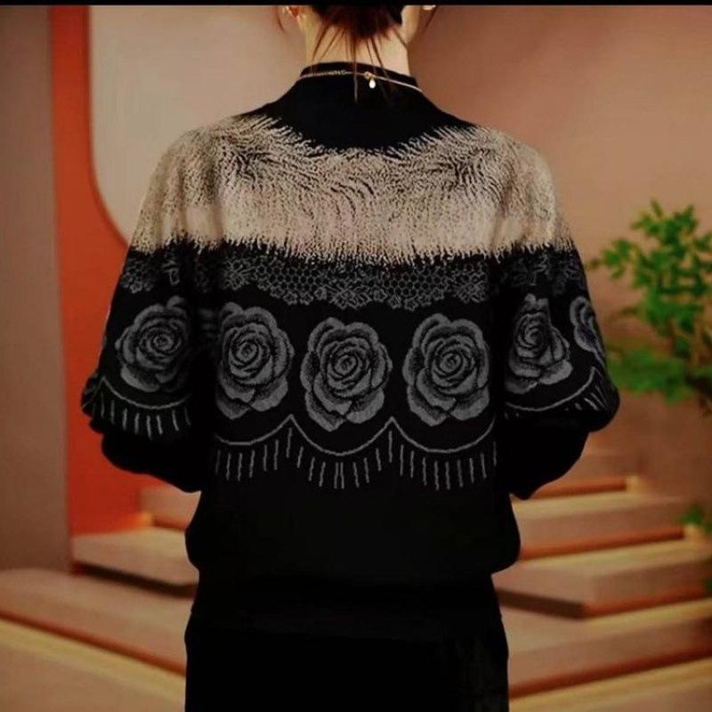 Autumn/Winter Anti-Pilling Knit Velvet Loose Shirt - Age-Reducing Fashion for Women & Moms