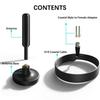 Antenna For Digital TV Indoor Signal Amplifier Long Range Signal Receiver Amplifier 720P 1080P Antenna Booster Smart TV Antenna